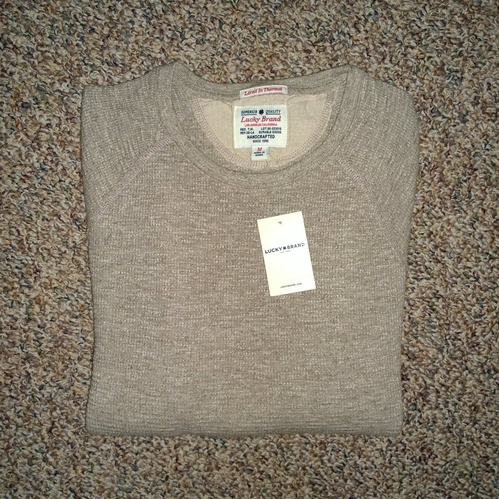 Men's LUCKY BRAND Thermal Long-Sleeve Shirt - Picture 5 of 5
